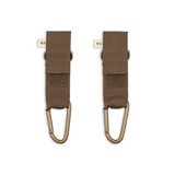 Lot de 2 crochets pour poussettes - Walnut | KONGES SLOJD