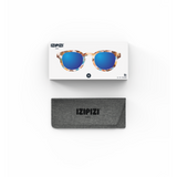 Lunettes de soleil "Junior #C" - Blue Tortoise Mirror | IZIPIZI