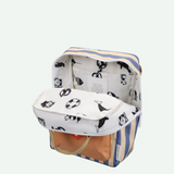 Sac à dos enfant "Envelope" - Stripes Blue Whale | STICKY LEMON