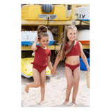 Maillot de bain body "Simone" terracotta | LES PETITS DORÉS
