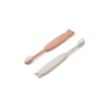 Lot de 2 brosses à dent "Fabio" - Pale Tuscany / Sandy | LIEWOOD