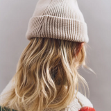 Bonnet "Gina" en maille côtelée avec oreilles - Sandy | LIEWOOD