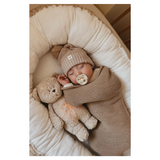 Peluche ourson coton bio - Sable | MOONIE
