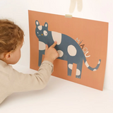 Affiche Albert A3 - Chat | PETIT PICOTIN