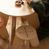 Tabouret pour enfant bois - Naturel | BABAI