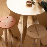 Tabouret pour enfant bois - Terracotta | BABAI