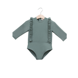 Maillot anti-UV - Les Petits Dorés | Body "Leone" kaki
