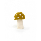 Champignon en feutrine "Dotty" Taille L - Pistache | MUSKHANE