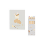 Livre de coloriage et crayons de couleurs "Farm" | KONGES SLOJD