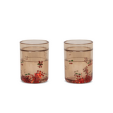 Duo de verres "Glitter" - Cherry | KONGES SLOJD