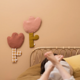 Fleur murale "Yvette" - Rose | PETIT PICOTIN