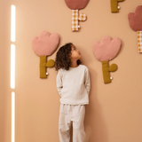 Fleur murale "Yvette" - Tomette | PETIT PICOTIN