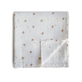 Grand lange coton bio - Oiseaux | MUSHIE