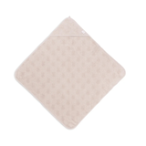 Cape de bain éponge - 75 x 75 cm - "Miffy Jacquard" Beige | JOLLEIN