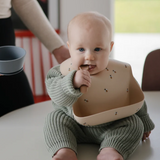 Duo de mini cuillères d'apprentissage - Beige / Sable | MUSHIE