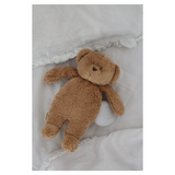 Peluche ourson coton bio - Cappuccino | MOONIE