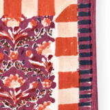 Big foulard Latika - "Cactus" Cherry | APACHES