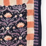 Big foulard Latika - "Cactus" Navy | APACHES