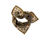 Small foulard Dupitta - "Felinda" tapenade | APACHES