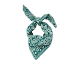 Foulard enfant "Isha" - Blue Green | BONHEUR DU JOUR