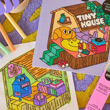 Carnet de coloriage Omy | Cozy Art - Tiny House