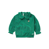 Sweat-shirt à col volanté  Sproet & Sprout | deep green