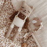 Doudou chaton - Salopette écrue | MAIN SAUVAGE