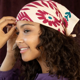 Small foulard Manika - "Rita" Macadamia | APACHES