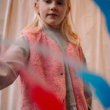 Gilet sans manches Sproet & Sprout | Loose Teddy Gilet - Bloom