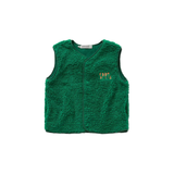 Gilet sans manches Sproet & Sprout | Loose Teddy Gilet - Deep green