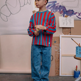 Jean droit imprimé "SPRT&" Sproet & Sprout | blue denim
