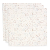 Lange en gaze de Coton "Elephant Tales" - 3 Unités | JOLLEIN