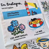 Livre Sensoriel - Journal en Tissu | La gazette des bébés - La Bretagne