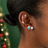 Christmas - Boucles d'oreilles autocollantes | OMY