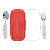 Set de couverts - La petite poule rousse | PAUSE GOUTER