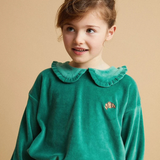 Sweat-shirt à col volanté  Sproet & Sprout | deep green