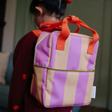 Sac à dos maternelle Sticky Lemon | Petit - Rayures Rosebay et Pomme