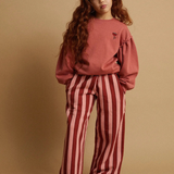 Pantalon ample rayé  Sproet & Sprout | grenat